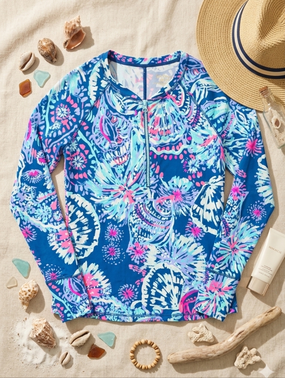 Lilly Pulitzer Delaynee Rashguard Top